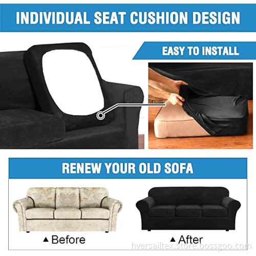 Home Textiles Stretch Couch Sofa Loveseat Covers